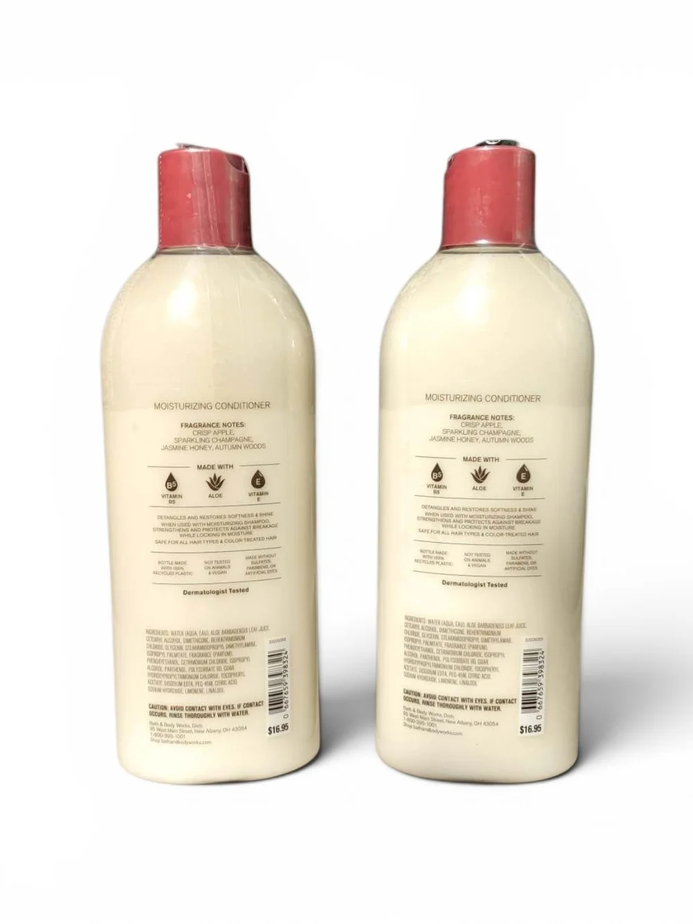 Bath & Body Works Champagne Apple & Honey Moisturizing Conditioner Set Of Two